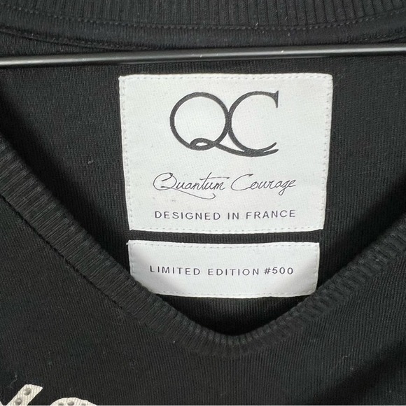 Quantum Courage Sz S Limited Edition #500 Sweatshirt Black You Only Live Once - Picture 3 of 8